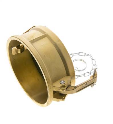 Tapa de extremo de acoplamiento de latón Camlock DN 90 (4'') Tipo DC MIL-C-27487