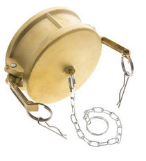 Tapa de extremo de acoplamiento de latón Camlock DN 90 (4'') Tipo DC MIL-C-27487