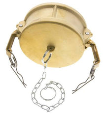 Tapa de extremo de acoplamiento de latón Camlock DN 120 (5'') Tipo DC MIL-C-27487