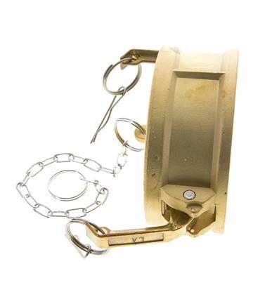 Tapa de extremo de acoplamiento de latón Camlock DN 90 (4'') Tipo DC MIL-C-27487