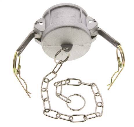 Tapón de acoplamiento de aluminio Camlock DN 50 (2'') Tipo DC MIL-C-27487