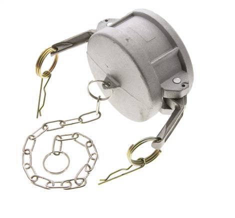 Tapón de acoplamiento de aluminio Camlock DN 75 (3'') Tipo DC MIL-C-27487