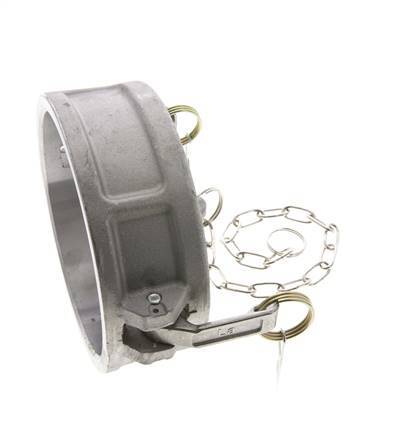 Camlock DN 120 (5'') Aluminium Coupling End Cap Type DC MIL-C-27487