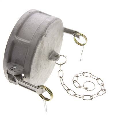 Camlock DN 120 (5'') Aluminium Coupling End Cap Type DC MIL-C-27487