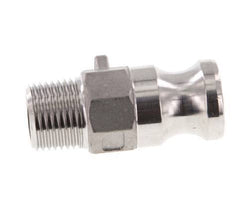 Acoplamiento de acero inoxidable Camlock DN 15 (1/2'') R 1/2'' rosca macho tipo F MIL-C-27487