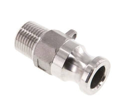 Acoplamiento de acero inoxidable Camlock DN 15 (1/2'') R 1/2'' rosca macho tipo F MIL-C-27487