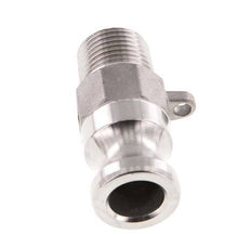Acoplamiento de acero inoxidable Camlock DN 15 (1/2'') R 1/2'' rosca macho tipo F MIL-C-27487