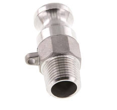 Acoplamiento de acero inoxidable Camlock DN 15 (1/2'') R 1/2'' rosca macho tipo F MIL-C-27487