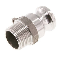 Acoplamiento de acero inoxidable Camlock DN 25 (1'') R 1'' Rosca Macho Tipo F MIL-C-27487