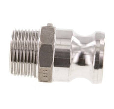 Acoplamiento de acero inoxidable Camlock DN 25 (1'') R 1'' Rosca Macho Tipo F MIL-C-27487