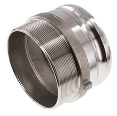 Camlock DN 120 (5'') Stainless Steel Coupling R 5'' Male Thread Type F MIL-C-27487
