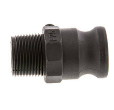 Acoplamiento de polipropileno Camlock DN 20 (3/4'') R 3/4'' Rosca Macho Tipo F MIL-C-27487 [2 Piezas]