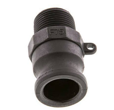 Acoplamiento de polipropileno Camlock DN 20 (3/4'') R 3/4'' Rosca Macho Tipo F MIL-C-27487 [2 Piezas]