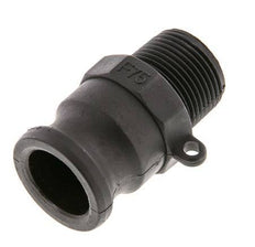 Acoplamiento de polipropileno Camlock DN 20 (3/4'') R 3/4'' Rosca Macho Tipo F MIL-C-27487 [2 Piezas]