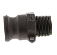 Acoplamiento de polipropileno Camlock DN 20 (3/4'') R 3/4'' Rosca Macho Tipo F MIL-C-27487 [2 Piezas]
