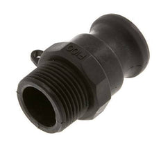Acoplamiento de polipropileno Camlock DN 25 (1'') R 1'' Rosca Macho Tipo F MIL-C-27487 [2 Piezas]