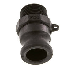 Acoplamiento de polipropileno Camlock DN 25 (1'') R 1'' Rosca Macho Tipo F MIL-C-27487 [2 Piezas]