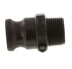 Acoplamiento de polipropileno Camlock DN 25 (1'') R 1'' Rosca Macho Tipo F MIL-C-27487 [2 Piezas]