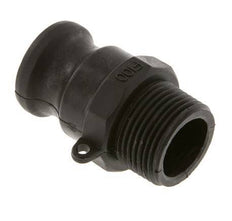 Acoplamiento de polipropileno Camlock DN 25 (1'') R 1'' Rosca Macho Tipo F MIL-C-27487 [2 Piezas]