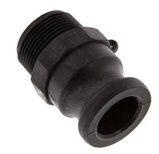 Acoplamiento de polipropileno Camlock DN 32 (1 1/4'') R 1 1/4'' Rosca Macho Tipo F MIL-C-27487