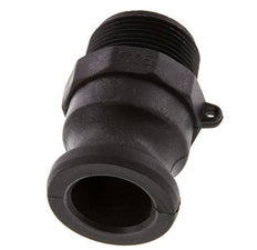Acoplamiento de polipropileno Camlock DN 32 (1 1/4'') R 1 1/4'' Rosca Macho Tipo F MIL-C-27487