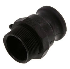 Acoplamiento de polipropileno Camlock DN 40 (1 1/2'') R 1 1/2'' Rosca Macho Tipo F MIL-C-27487 [2 Piezas]