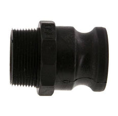 Acoplamiento de polipropileno Camlock DN 40 (1 1/2'') R 1 1/2'' Rosca Macho Tipo F MIL-C-27487 [2 Piezas]