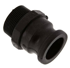 Acoplamiento de polipropileno Camlock DN 40 (1 1/2'') R 1 1/2'' Rosca Macho Tipo F MIL-C-27487 [2 Piezas]