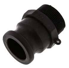 Acoplamiento de polipropileno Camlock DN 40 (1 1/2'') R 1 1/2'' Rosca Macho Tipo F MIL-C-27487 [2 Piezas]