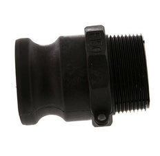 Acoplamiento de polipropileno Camlock DN 40 (1 1/2'') R 1 1/2'' Rosca Macho Tipo F MIL-C-27487 [2 Piezas]