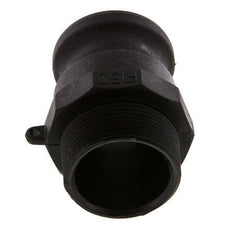 Acoplamiento de polipropileno Camlock DN 40 (1 1/2'') R 1 1/2'' Rosca Macho Tipo F MIL-C-27487 [2 Piezas]