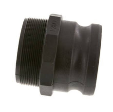 Camlock DN 75 (3'') Polypropylene Coupling R 3'' Male Thread Type F MIL-C-27487