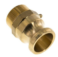 Acoplamiento de latón Camlock DN 32 (1 1/4'') R 1 1/4'' Rosca Macho Tipo F MIL-C-27487
