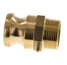 Acoplamiento de latón Camlock DN 32 (1 1/4'') R 1 1/4'' Rosca Macho Tipo F MIL-C-27487
