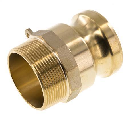 Camlock DN 50 (2'') Brass Coupling R 2'' Male Thread Type F MIL-C-27487