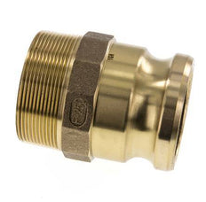 Camlock DN 60 (2 1/2'') Brass Coupling R 2 1/2'' Male Thread Type F MIL-C-27487