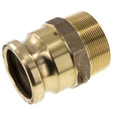 Camlock DN 60 (2 1/2'') Brass Coupling R 2 1/2'' Male Thread Type F MIL-C-27487