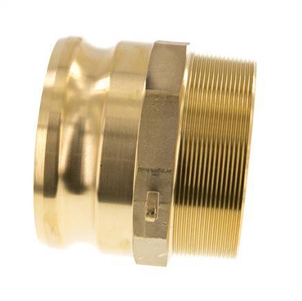 Camlock DN 90 (4'') Brass Coupling R 4'' Male Thread Type F MIL-C-27487