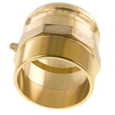 Camlock DN 90 (4'') Brass Coupling R 4'' Male Thread Type F MIL-C-27487