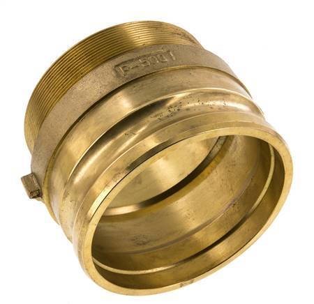 Acoplamiento de latón Camlock DN 120 (5'') R 5'' rosca macho tipo F MIL-C-27487