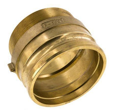 Acoplamiento de latón Camlock DN 120 (5'') R 5'' rosca macho tipo F MIL-C-27487