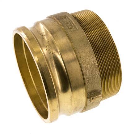 Acoplamiento de latón Camlock DN 120 (5'') R 5'' rosca macho tipo F MIL-C-27487