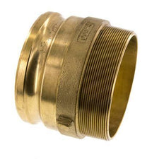 Acoplamiento de latón Camlock DN 120 (5'') R 5'' rosca macho tipo F MIL-C-27487
