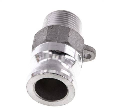 Acoplamiento de aluminio Camlock DN 20 (3/4'') R 3/4'' rosca macho tipo F MIL-C-27487