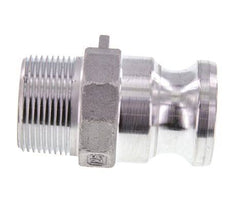 Acoplamiento de aluminio Camlock DN 32 (1 1/4'') R 1 1/4'' Rosca Macho Tipo F MIL-C-27487