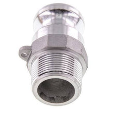 Acoplamiento de aluminio Camlock DN 32 (1 1/4'') R 1 1/4'' Rosca Macho Tipo F MIL-C-27487