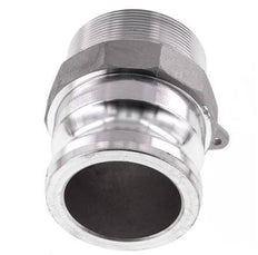 Camlock DN 60 (2 1/2'') Aluminium Coupling R 2 1/2'' Male Thread Type F MIL-C-27487