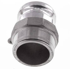 Camlock DN 60 (2 1/2'') Aluminium Coupling R 2 1/2'' Male Thread Type F MIL-C-27487