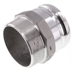 Camlock DN 90 (4'') Aluminium Coupling R 4'' Male Thread Type F MIL-C-27487