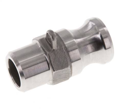 Camlock DN 15 (1/2'') Stainless Steel Coupling Weld End (21.3 mm) Type F (AS) MIL-C-27487